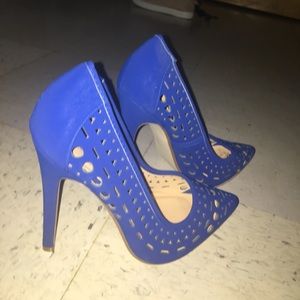 Just Fab Dark Blue Shoes 💙